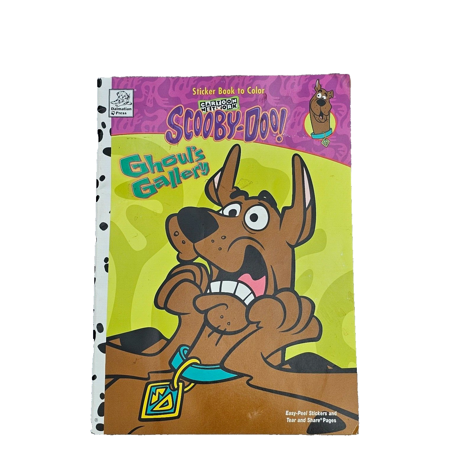 Primary image for VTG 2002 Cartoon Network Scooby Doo Ghoul's Gallers Sticker Coloring Book Unused