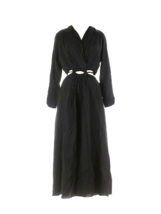 NWT Young Fabulous &amp; Broke YFB Derby in Black V-neck Cutout Maxi Dress M - £71.62 GBP