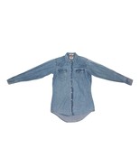 Vintage Levis Cowboy Tailor Blue Denim Pearl Snap Button Up  Women&#39;s Size M - $19.95