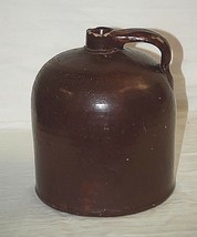 Old Vintage Antique Whiskey Jug Brown Stoneware Crock Primitive Country ... - £77.31 GBP