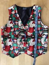 Vintage 90s Honors Children Snowman Christmas Vest Sz 4/5 Cute Ugly Chri... - £7.64 GBP