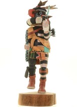 Vintage Hopi Darin Calnimptewa, Left Handed Hunter 14&quot; Kachina Doll c80s Signed - £1,474.98 GBP