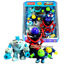 Year 2007 Planet Heroes Gift Set Black Hole Professor Darkness &amp; Asteroid Tiny - £63.94 GBP