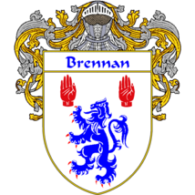 Brennan Family Crest / Coat of Arms JPG and PDF - Instant Download - £2.29 GBP