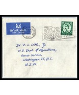 1965 GREAT BRITAIN Air Mail Cover - South Kensington to Washington DC US... - £2.32 GBP