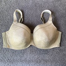 Cacique Lightly Lined Modern Lace Molded Cup Sage Green Underwire Plus Bra 44DD - £14.55 GBP