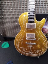 BILLY GIBBONS-Pinstripe Gibson LPaul Goldtop 1:4Scale Replica Guitar~Axe Heaven~ - £38.94 GBP