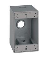 Sigma Electric, Gray 14255 1/2-Inch 3 Hole 1-Gang Deep Box - €18,11 EUR