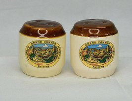 Vintage Ceramic Grand Canyon ArizonaW/ Canyon Scene  Salt &amp; Pepper Shakers - £8.72 GBP