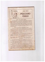 Vintage Print Ad Join The Meccano Guild 5&quot; x 8&quot; - $3.63