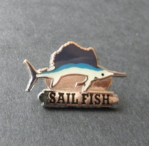 Sail Fish Stiophorus Albicans Lapel Pin Badge 1 Inch - £4.31 GBP