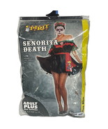 Spirit Senorita Death Costume Adult Plus Size 16-18 Day of the Dead - £17.36 GBP