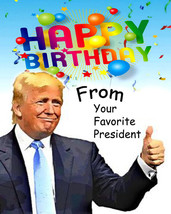 Donald Trump Birthday Card - $3.50