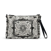 Crossbody bag - Black/White - $44.55