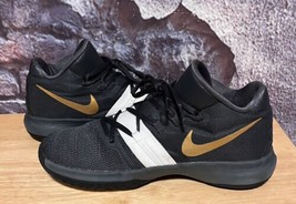 Nike Kyrie Flytrap Men&#39;s Size 8 Basketball Shoes Black  Gold AA7071-008 - £27.83 GBP