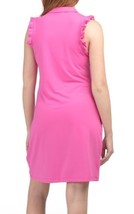 NWT Ladies G LIFESTYLE HOT PINK Sleeveless Ruffle Polo Golf Dress M L & XL image 2