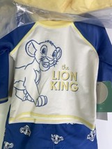 Disney The Lion King 3 pc Rashguard Top Bottoms Hat Swim Set Swimwear 3 ... - $34.65