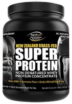 Fortifeye Super Protein New Zealand Grass Fed Whey Protein, Non Denatured, Vanil - $48.99