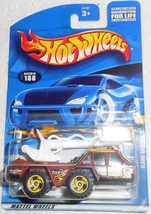 2001 Hot Wheels &quot;Flame Stopper&quot; Collector #188 Mint Truck On Sealed Card - $3.00