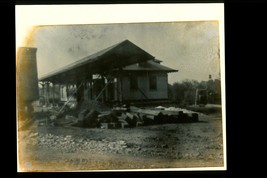 Vintage Photo Blacksburg Virginia Historic Railroad Train Station Depot A - $12.86