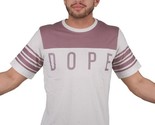 Dope Couture Knockout Football Off-White With Rose Taupe Paneling Jersey... - $29.28