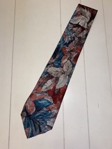 Pierre Cardin Tie Men Floral Hawaiian Print Polyester Neck Tie VTG - £7.96 GBP