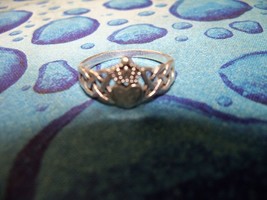 Stainless Steel Promise Friendship Ring Size 7 1/2 Women&#39;s EUC - £30.16 GBP