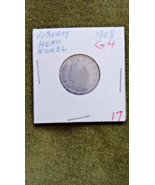 1908 Liberty Head V Nickel Good G Condition - £0.74 GBP