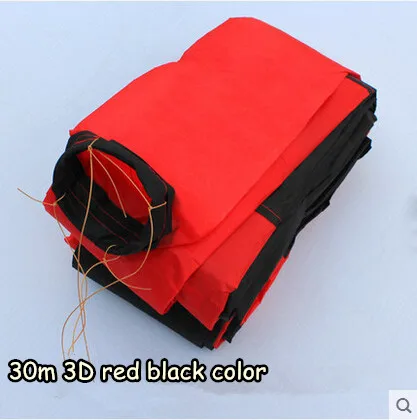 Or fun sports kite accessories 30m red with black 3d tail for delta kite stunt software thumb200