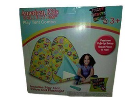 American Kids Collection Play Tent Combo With Pillow And Flashlight - £55.34 GBP