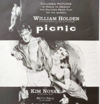 1956 Picnic William Holden Movie Advertisement Vintage Film Kim Novak DW... - $551.60 MXN