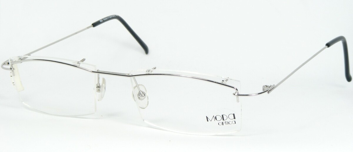 Vintage MODA OPTICA MO 1101 Col.F1 Silber Brille 50-17-137mm Deutschland - $62.36