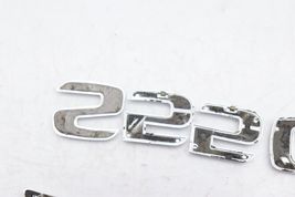 07-13 MERCEDES-BENZ W221 S550 AMG REAR TRUNK LID EMBLEM BADGE E2805 image 9