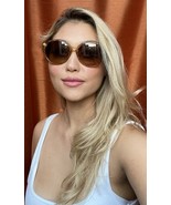 New GUCCI GG 9736/S J1BUP 56mm Brown Clear Oversized Women&#39;s Sunglasses - €282,50 EUR