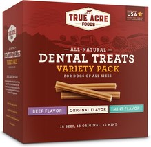 True Acre Foods All-Natural Dental Chew Sticks  - $579.14 MXN