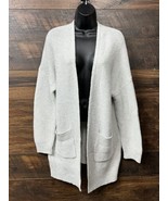 BP X Claudia Sweater Women Size Small Sulewski Oversize Cardigan Light G... - $386.32 MXN