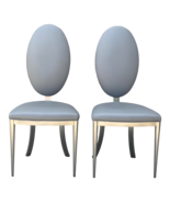 Design Institute of America High Back Modern Chairs-A Pair - £1,290.03 GBP