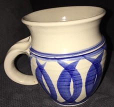 1996 Handcrafted Wheel Thrown Studio Art Pottery Coffee Mug Cup Signed C... - £10.04 GBP