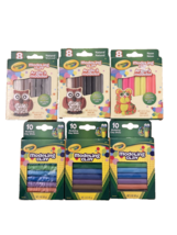 Crayola Modeling Clay Bundle of 6 Packs 54 sticks Homeschool Arts Crafts - £17.99 GBP