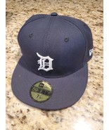 Detroit Tigers DET MLB Authentic New Era 59FIFTY Fitted Cap (Navy) - 595... - £26.31 GBP