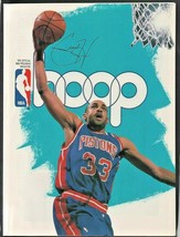 1995 Hoop NBA Program Detroit Pistons Grant Hill Boston Celtics Arena Edition  - £6.25 GBP