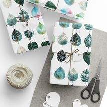 Natures Botanical Leaves Premium Eco Friendly Decorative Gift Wrapping P... - $19.80+