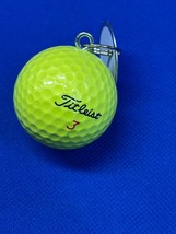 Yellow Titleist TruFeel Golf Ball Key Chain....Free Ship - £7.72 GBP