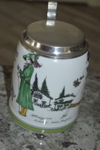 Hutschenreuther Beer Stein with lid Germany, 6&quot; Tall, Elegant Victorian ... - £31.84 GBP
