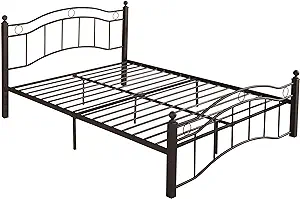 Christopher Knight Home Cole Queen-Size Bed Frame Geometric Details Mode... - $235.99