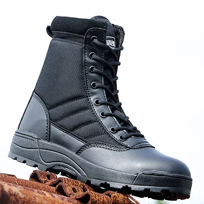 Ilitary boots mens working safty shoes army combat boots militares tacticos zapatos men thumb200
