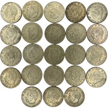 Gustave VI Adolf Sweden 1 Krona Coins 1952 - 1968 40% Silver Lot of 23 E... - $93.29