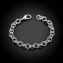Best Popular 925 sterling Silver charm classic Bracelet - Women fashion jewelry - £3.83 GBP