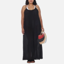 Swim Cover Up Sleeveless Maxi Dress Black Plus Size 0X RAVIYA $54 - NWT - £7.29 GBP