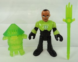Imaginext DC Super Friends Action Figure - Green Lantern John Stewart - Complete - £10.06 GBP